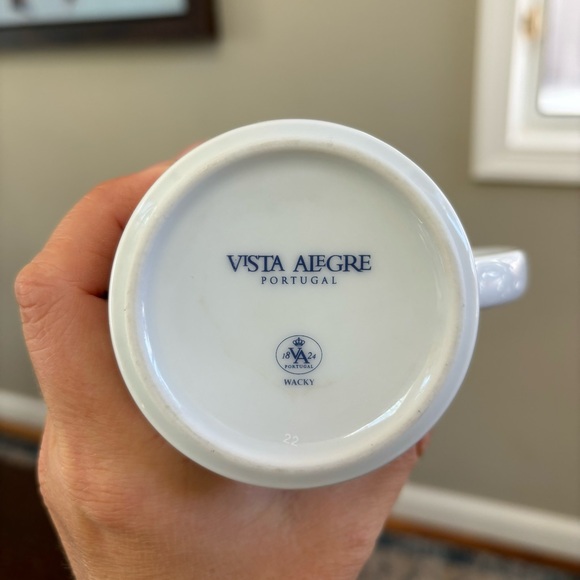 6 Vista Alegre Porcelain Mugs “Wacky” Modern Abstract RARE - Picture 8 of 8